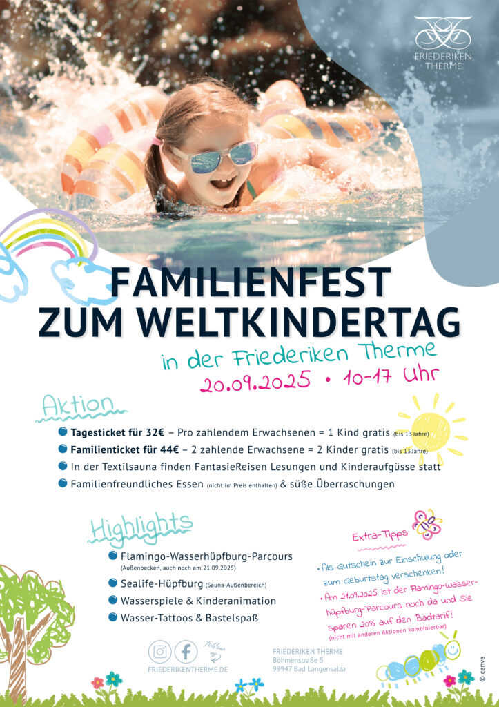Kindertag therme 2025 plakat
