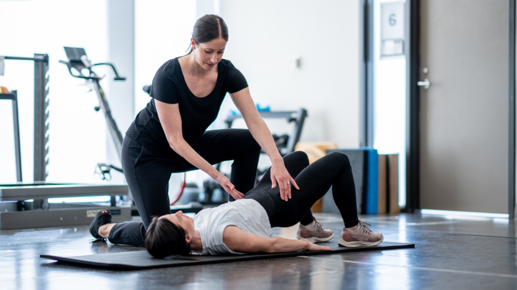 Beckenbodengymnastik canva