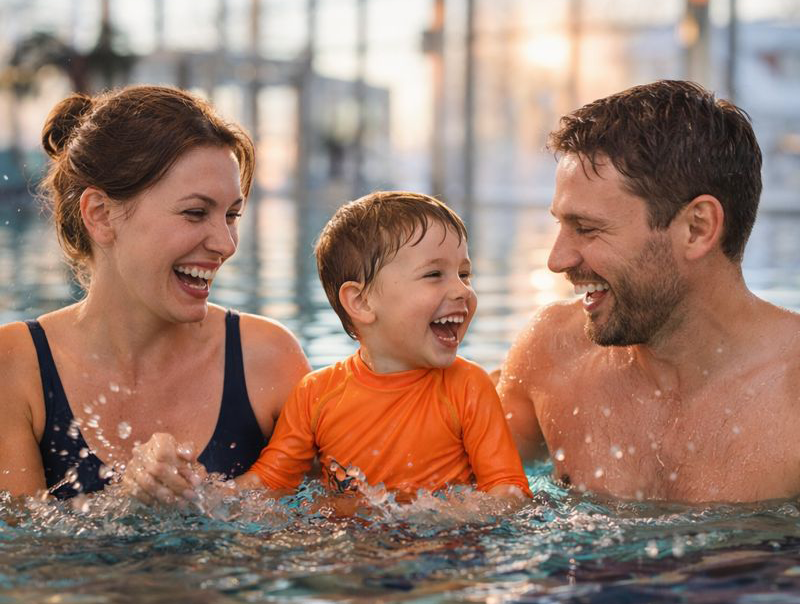 Familien-Badespass