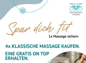 A1 Plakat Spa(r) dich fit Massage