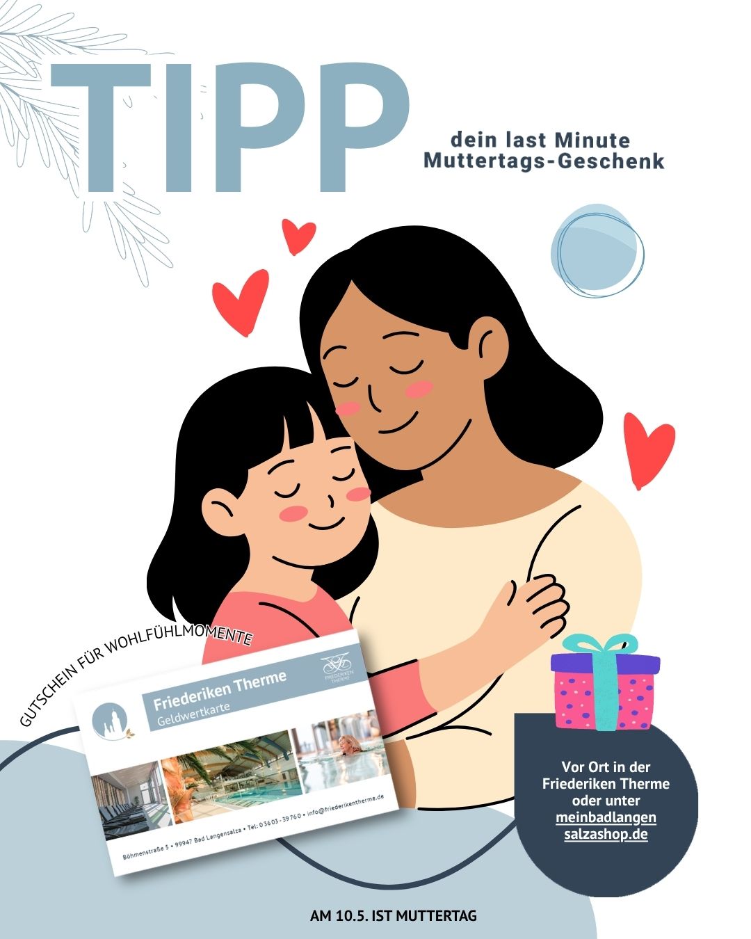 TIPP: Am 10.5. ist Muttertag